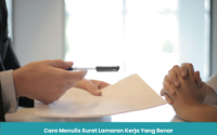 Cara Menulis Surat Lamaran Kerja Yang Benar